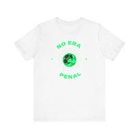 No Era Penal soccer ball tee | Football referee joke, neon green graphic XL