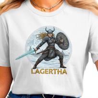 Lagertha T-Shirt | Norse Mythology | Vintage Norse Tee M