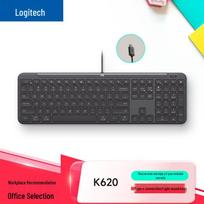 Logitech K620 108-Key Silent Wired Keyboard