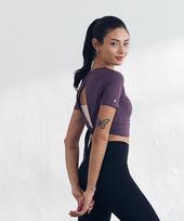 Cl Coco Clwt8102 Sorona Tie-Back Crop T-Shirt Reference/L