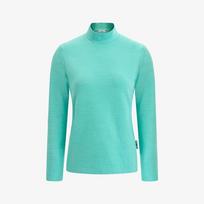 Pro World Cup Pwx Q425-3681-83 Women'S Base Layer Mock Neck T-Shirt Light Green Medium Pink Purple/95