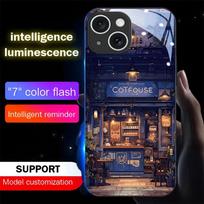 Night Vending LED Call Flash Glitter Case for iPhone Samsung 【Style D】For Samsung Galaxy Note10