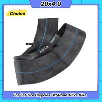 20x4.0 Snowmobile & ATV Inner Tube Wide Black Rubber Replacement Tube For Fat Tire Bicycles Off-Road ATVs Bike Accessories