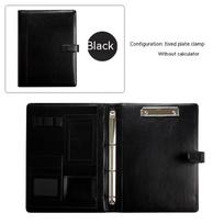 PU Leather Notebook Binder A4 Paper Budget Envelope Expanding File Folder Document Material Chic Loose Leaf Ring Office juoda