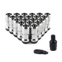 20Pcs Racing Wheel Lug Nuts  Aluminum M12x1.5/1.25mm  Universal Car Wheel Lug Nut Extended Screw For Toyota Honda Auto Accessori M12x1.25 juoda