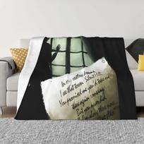 Waiting For You Silent Hill 2 Blankets Fleece Print Portable Warm Throw Blankets for Sofa Office Rug Piece Size: 75*100cm, Weight: 230 GSM