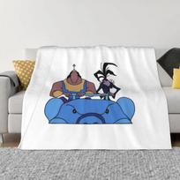 Kronk and Yzma - Emperor's New Groove Throw Blanket Decorative Sofa Blankets Shaggy Blanket For Sofa Size: 75*100cm, Weight: 230 GSM
