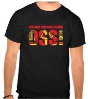 Gdr I Was As A Child Already Ossi Logo Black TShirt 1261 S