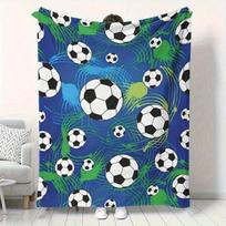 Futbolo Gerbėjų Karštligės Antklodė Dvipusė Flanelinė Mėtoma Sporto Entuziastams Visų Sezonų Komfortas Žaidimo Dienos Dvasia Dovana 75X95CM