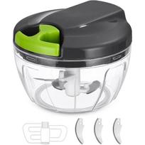 Feliator Manual Food Chopper 520ml Multicolor Vegetable Meat Grinder Kitchen Processor Easy Clean