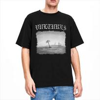 Vyriški Moteriški Kanye West Vultures 1 Albumo Marškinėliai Prekės Hip Hop Rap T-shirt Drabužiai Laisvalaikio Marškinėliai Suaugusiems S įvairiaspalvis