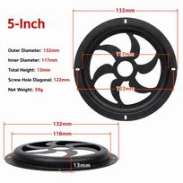 With Screws Speaker Mesh Cover 5/6/8/10 Inch Subwoofer Grill Protector New Speaker Grill Cover 5inch