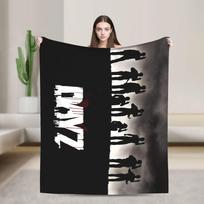 DayZ Shotting Game Blanket Fleece Autumn Winter Zombie Attack Multi-function Ultra-Soft Throw Blankets for Bedding Size: 75*100cm, Weight: 230 GSM