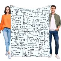 Science Math Equations Blanket Soft Cozy Lightweight Throw for Physics Students Teachers Geek Bed Sofa Gift Size: 75*100cm, Weight: 230 GSM