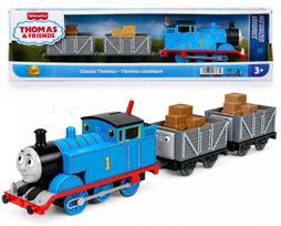 Thomas & Friends motorizuotas traukinukas Classic Thomas su vagonu, HFX97