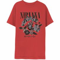 ** Nirvana Heart Shaped Box Red T-shirt ** S white