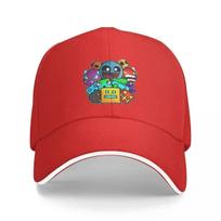 Geometry Dash Old School Gaming Baseball Caps Snapback Men Women Hats Outdoor Casual Cap Streetwear Baseball Hat Polychromatic As shown