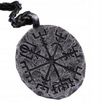 Vegvísir Viking Compass Necklace Nordic 460