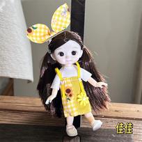 16cm Mielos Lolita Animacinės Princesės Lėlės Žaislai 1/8 BJD Kawaii Drabužiai Princesių Lėlės Judančiais Sąnariais Mergaičių Žaidimų Namelis Apsirengimo Žaislai 16cm gray