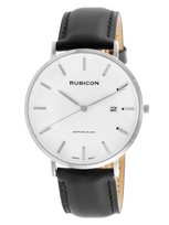 VYRIŠKAS LAIKRODIS RUBICON RNCE49 - safyro stiklas (zr105c)