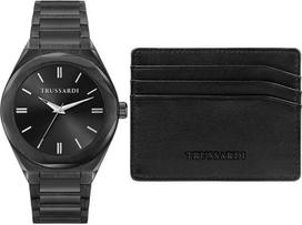 Laikrodis TRUSSARDI R2453156007. Kvarcas, Juoda Spalva. Vyriški.
