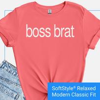Boss Brat, Kamala Is Brat, Harris 2024 T-Shirt, Kamala Harris 2024 Election Shirt, I Am A Brat, Unique Political Merchandise 2XL