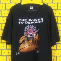 Vintage 1994 NBA Toronto Raptors T shirt The Power To Devour Canadian Basketball Team Starter Promo Merch Tee Size Square XL/XXL XL