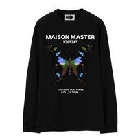 Maison Master Butterfly Long-Sleeved T-Shirt 48(M)