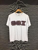 Vtg 90s Oneita Power-T Single Stitch OOX Logo Pop Art Tee Size M 4XL