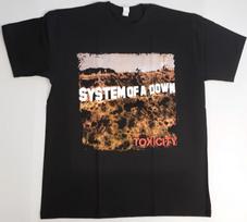 SYSTEM OF A DOWN Toxicity T shirt Size S-4X Black Casual Gildan 5000 L