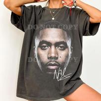 Comfort Colors Nas Portrait Graphic T-Shirt S