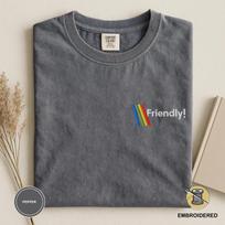 Comfort Colors® Embroidered Retro Raiders T-Shirt, ARC Shooter Tee, Friendly shirt M