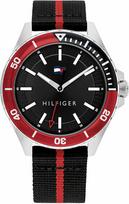 Laikrodis TOMMY HILFIGER 1792010. Kvarcas, Juoda Spalva. Vyriški.