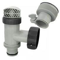 Backwashing Sand Pump Above Ground Pool Hose Adapter Pool Plunger Valve 1set