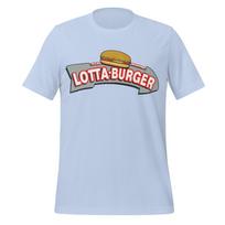 Retro Fast Food T-Shirt, Lotta Burger Logo (Unisex Cotton Tee) S