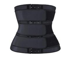 Women Waist Trainer Belt Waist Support Back Support Sauna Sweat Belt Belly Fat Burner Abdominal Shaper Fitness Corset Gym Sports S juoda