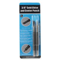 2 Pcs Hammerless Hammer Punch Dual for Head Nail Hammerless Nail Set 1/32 -1/16” 1