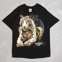 Vintage Rainforest Cafe Tiger Single Stitch T-Shirt Medium Men's 1990s USA Made Black Animal S