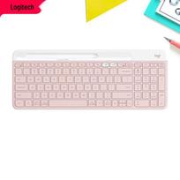 Logitech K580 Slim Multi-Device Wireless Keyboard rožinės rožinės spalvos