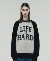 The Vinyl House Mohair Jacquard Sweater Cream (Vh2Dfuk604A) Cream/L