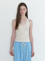 Kinder Baby Button Halter Top - Oatmeal Oatmeal/Free
