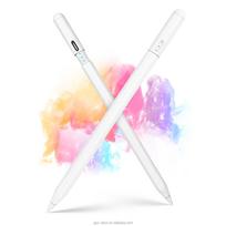 Stylus Pen for iPad 2018-2026 Wireless Magnetic Charging Palm Rejection Tilt Sensitivity Customizable Logo balta