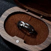 Retro Razor Blade Adjustable Open Ring for Men Silver-plated Copper Punk Gothic Edgy Jewelry Peaky Blinders Accessories Gift 8-11