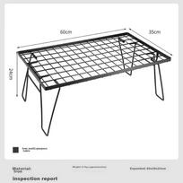 Keman Folding Table, Outdoor Camping Picnic Table with Storage Rack, Keman T-230