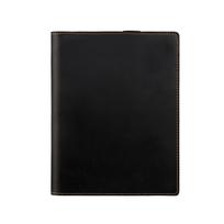 AIGUONIU Vintage Pull-Up Leather Cover for iPad Mini A5 Notebook Multi-Function Organizer Case with Pen Loop 230g 23x18x1.5cm juoda