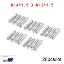 M12x1.25,M12x1.5,M14x1.25,M14x1.5 Extended Wheel Studs Conversion Tall Lug Bolts Screw Adapter Kit length 58mm M14x1.5 - M12x1.5
