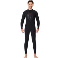 3mm Full Body Wetsuit Freediving Snorkeling Surfing Water Sports Thermal Protection Unisex Chloroprene Neoprene Small