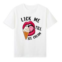 Lips Lick Me Till Ice Cream TShirt S