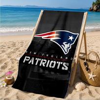 New England Football Team Logo Beach Towel, Quick-drying, Easy to Care for, Suitable for Both Fitness and Beach Vacations,Sports Essential 70cmx140cm(27x55inch)