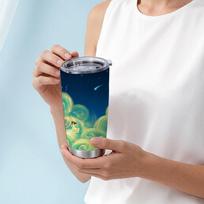 Car Tumbler 591ml Cloud Swing Meteor Girl Element Straw Cup Coffee Tumbler Stainless Steel Tumbler Tumbler With Lid Metal Drink Mug Car Tumbler 591ml